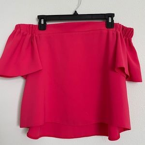 TOPSHOP off the shoulder blouse